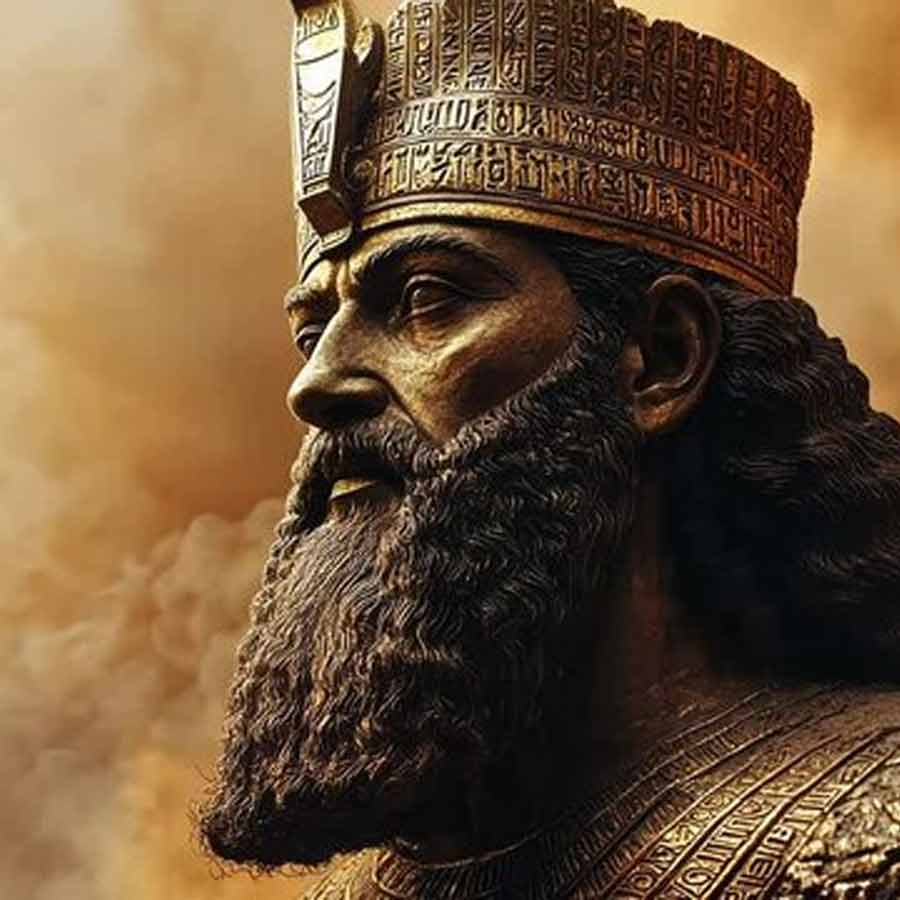 Who was Cyrus the Great depicted to US President Donald Trump by Israel 