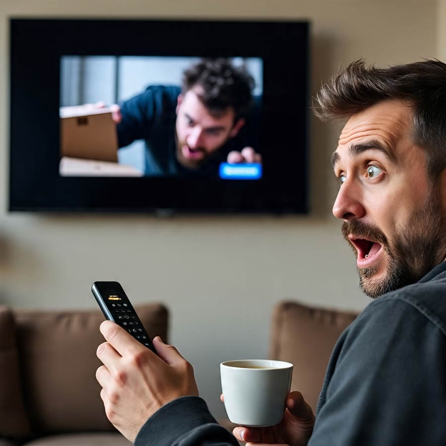 Man install camera outside door to catch parcel thief, then this happened