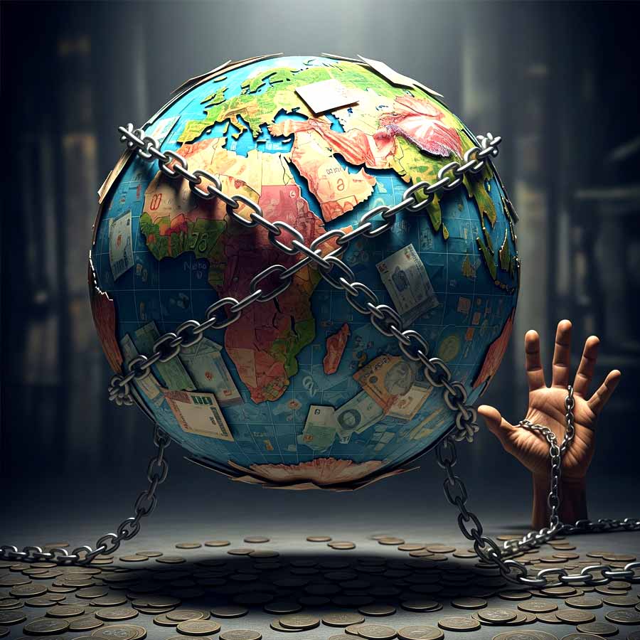 World debt reaches 324 trillion dollar which 291 percent high of its GDP