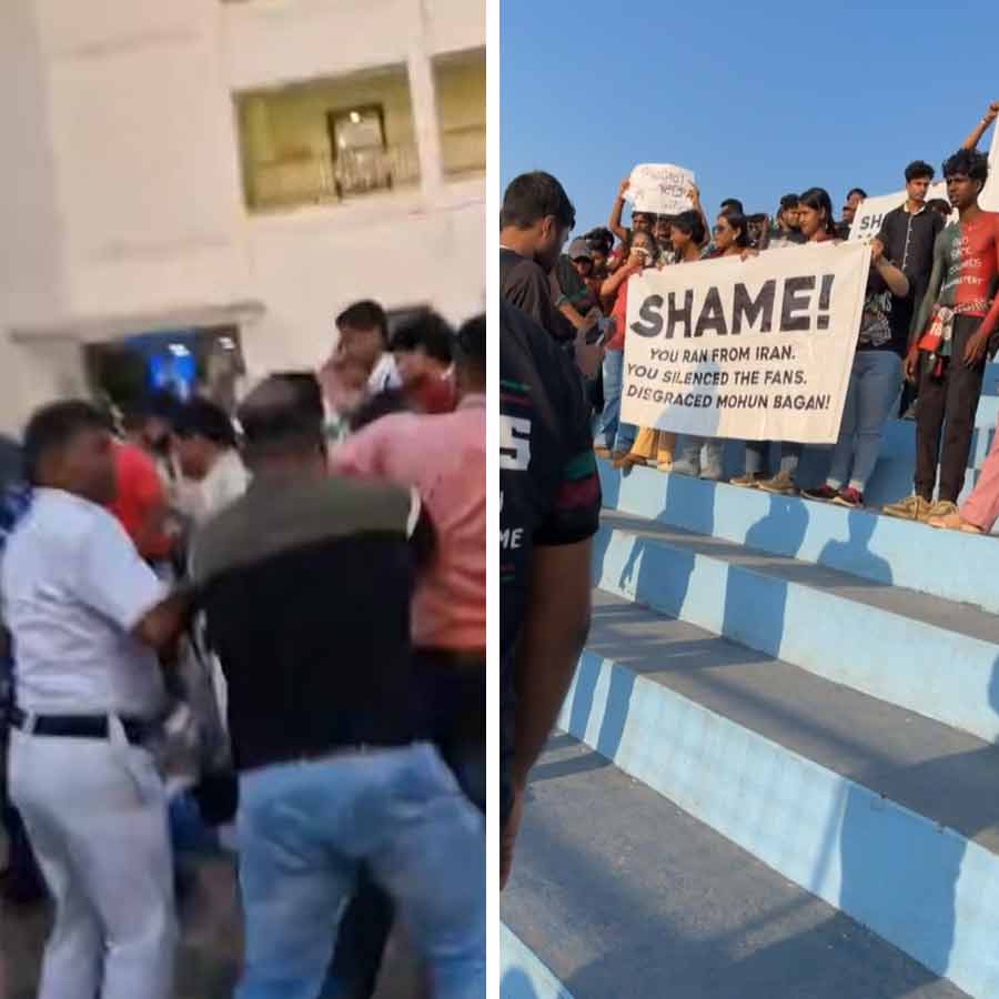 Protest of Mohun Bagan supporters