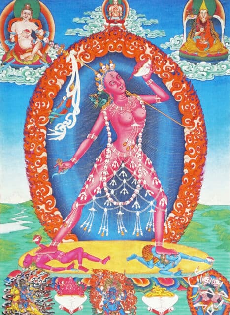 ৬৪ জন ডাকিনীর মধ্যে প্রথম ৪ জন হলেন দেবী সর্পশ্যা, দেবী বানরমুখী, দেবী ভাল্লুকা, দেবী বিকটাননা। 