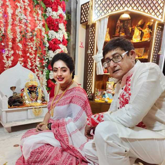 Actress Sreemoyee Chattoraj reveals how she started kalipuja at Kanchan Mullick’s home dgtl