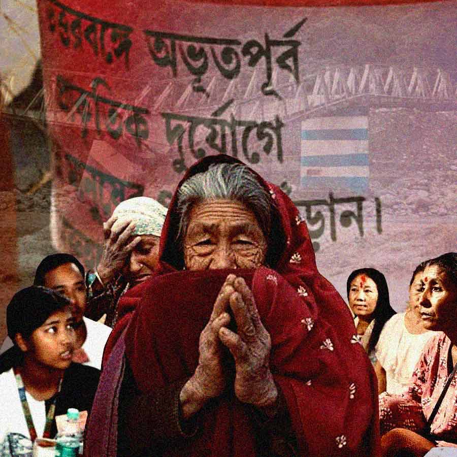 Bengal, which had a tradition of cooperation during social need, witnesses fierce competition around relief works during North Bengal disaster