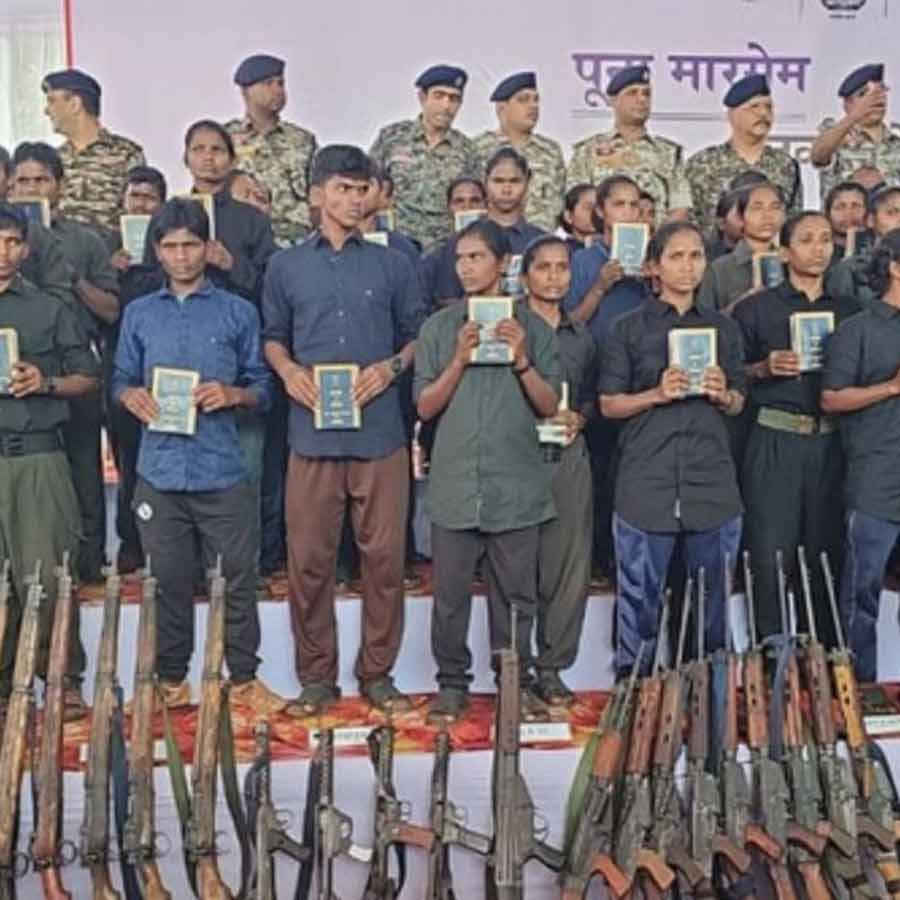 210 Maoists surrender in Bastar region of Chhattisgarh
