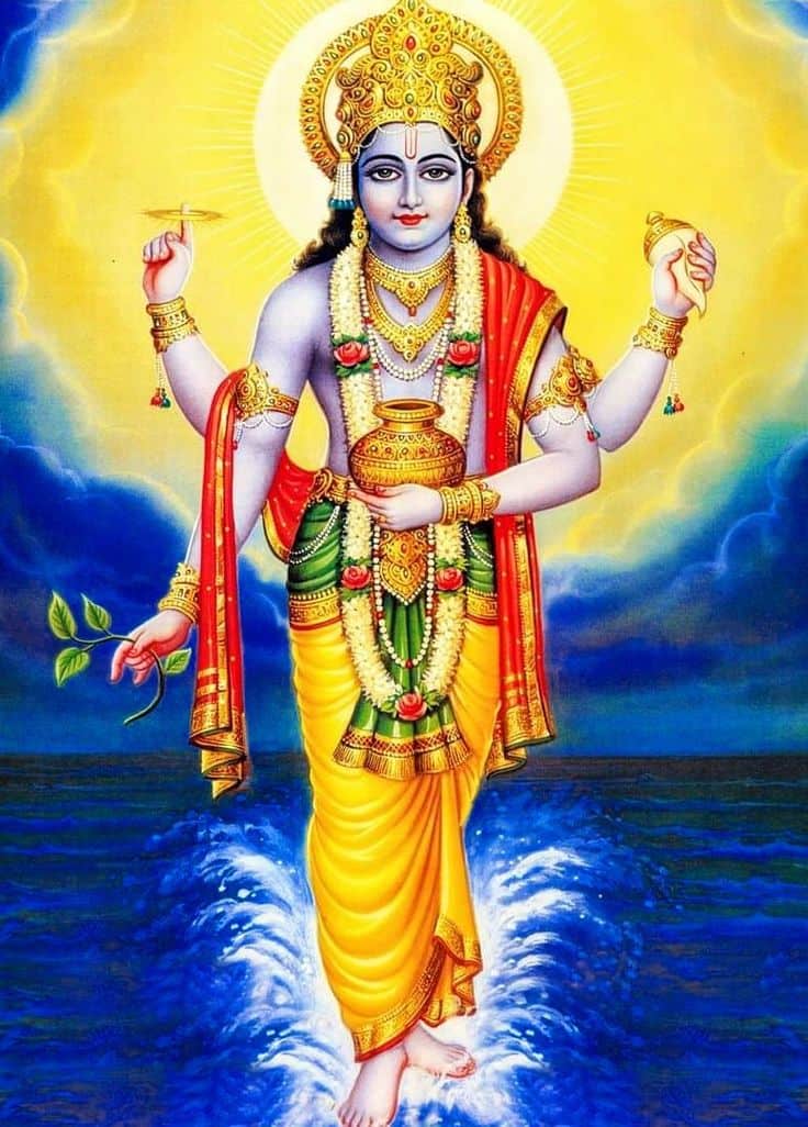 অমৃতের জন্য সমুদ্রমন্থনের সময় ক্ষীর সাগরে প্রথমে অমৃত কলস হাতে আবির্ভূত হন ধন্বন্তরি। বিষ্ণু তাঁকে বলেন - "জল থেকে জন্ম নিয়েছ। তাই তুমি অব্জ।" অব্জ অর্থাৎ জলজাত। 