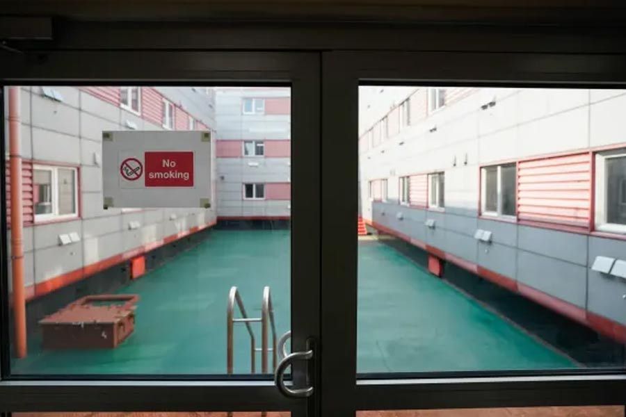  Bibby Stockholm barge 