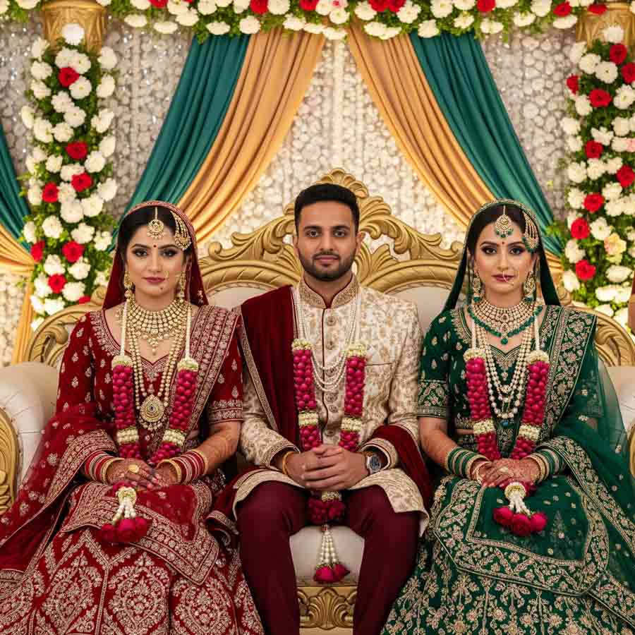 Karnataka Man Marries Two Best Friends In Single Ceremony dgtl