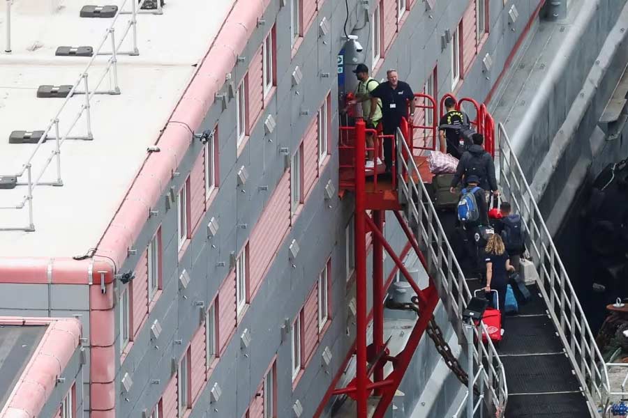  Bibby Stockholm barge 