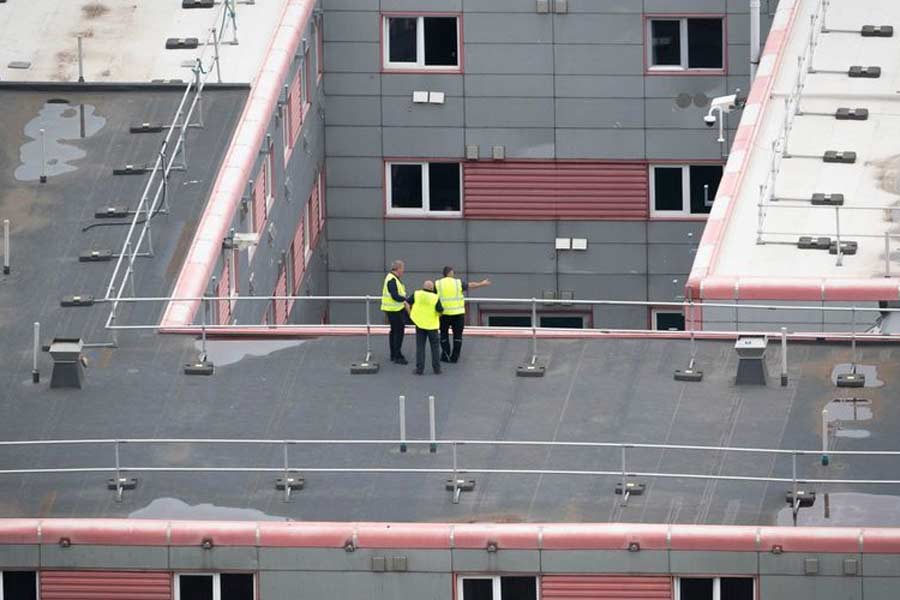  Bibby Stockholm barge 