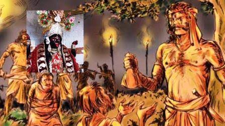  জনশ্রুতি আছে, কয়েকশো বছর আগে এলাকার ডাকাতরা অভিযানে যাওয়ার আগে যে কালী মূর্তির পুজো করতেন, তাঁকেই ধর্মবুড়ি নামে পুজো করা শুরু করেন রাজা রামজীবন। 