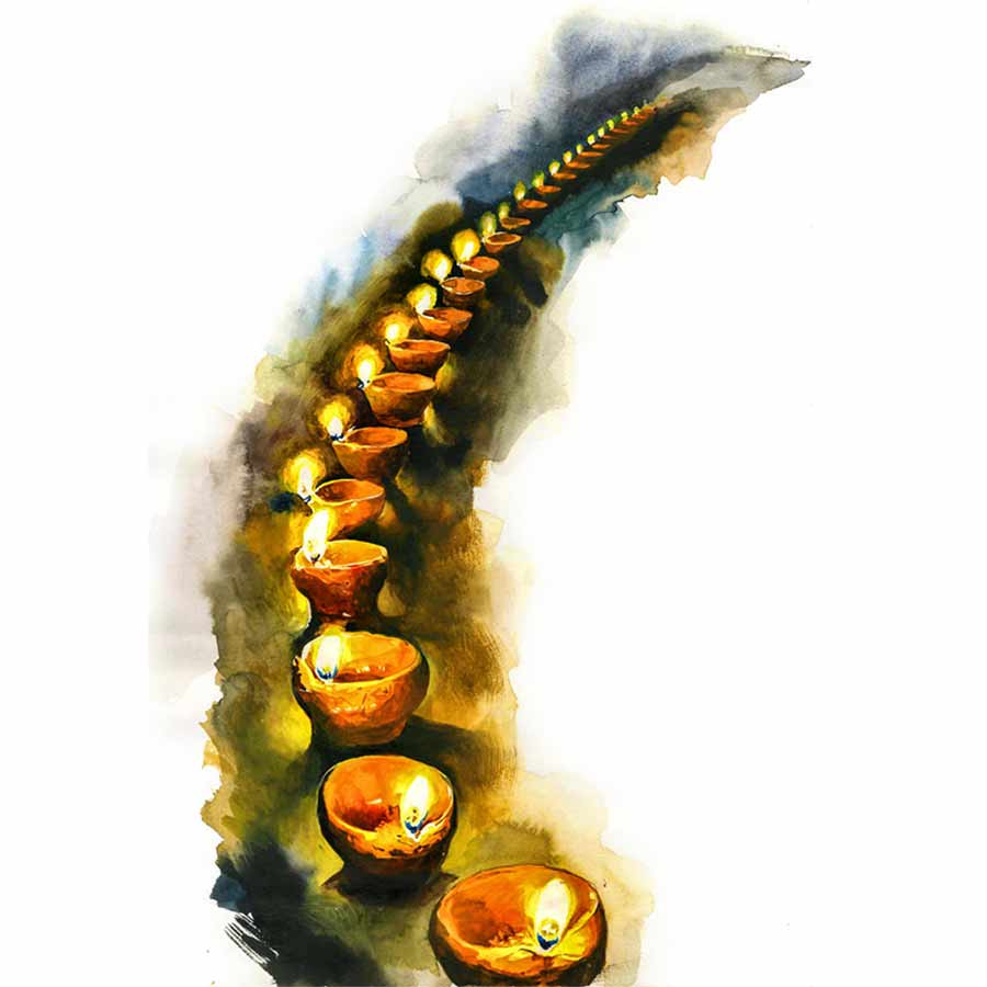 The nature's beauty of Late autumn to welcome arrival of winter