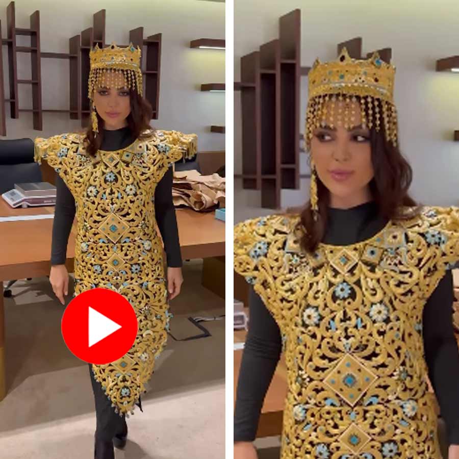 Weighing over 10 kg, this 9.56 crore rupees gold outfit from Saudi Arabia sets Guinness World Record dgtl
