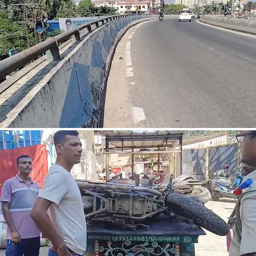Bike Accident at Kamalgazi Flyover
