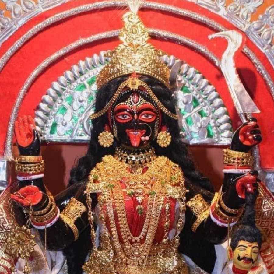 Pancha Mundir Asana of Kali Puja Consists of Which Animals Skull dgtl