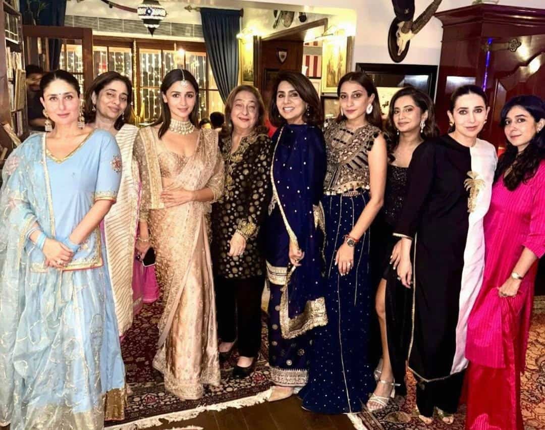 আলোর উৎসবে উদযাপনে মাতলেন কপূর পরিবার। 