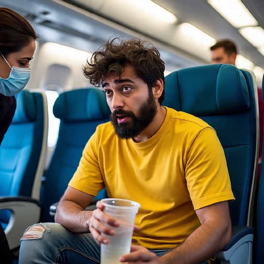 A 25-year-old overindulged in alcohol and later ended up wetting his pants