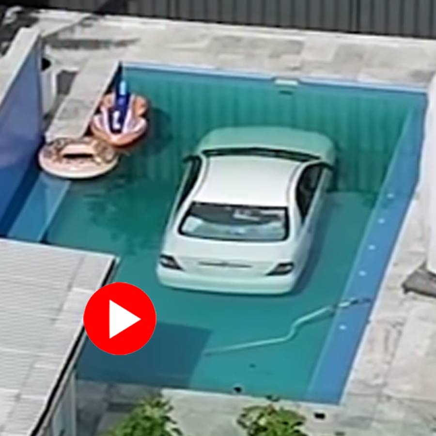 Video of car ran straight into swimming pool of private residence in Australia goes viral dgtl
