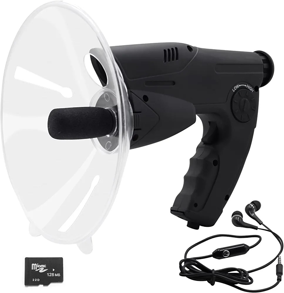 প্যারাবলিক মাইক্রোফোন ইভিপি কিনতে পারেন। এটির সাহায্যে কোনও অতিপ্রাকৃত কিছু থাকলে সেই শব্দ ধরা পড়বে। দাম সাড়ে ছয় হাজার টাকা মতো। 