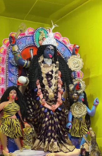 শ্মশান কালীর পাশেই অর্থাৎ, মণ্ডপের পঞ্চম কক্ষে পূজিতা হন রক্ষা কালী। 