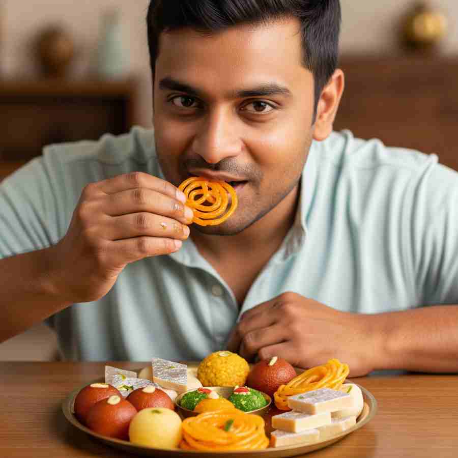 মিষ্টি খেয়েও রক্তে শর্করা বাড়বে না, মানতে হবে কিছু নিয়ম।