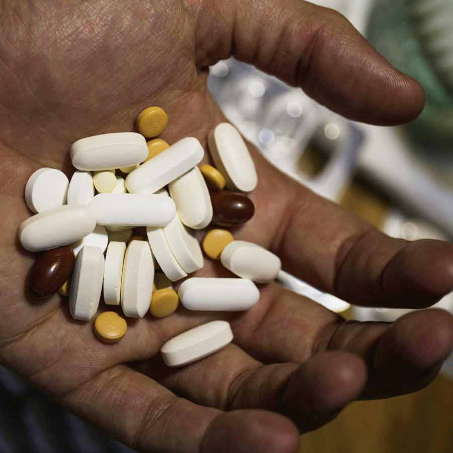 A Man took medicine for 10 years