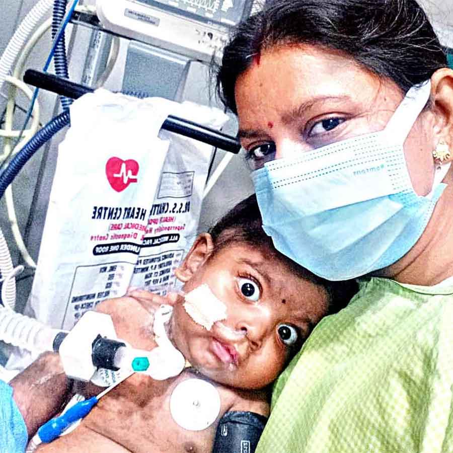 Rajarhat resident appeals for crowdfunding to save her child