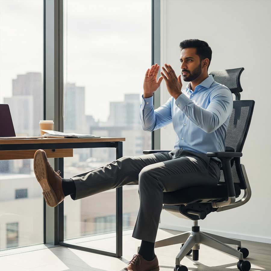 7 strength-building office exercises you can do easily every day