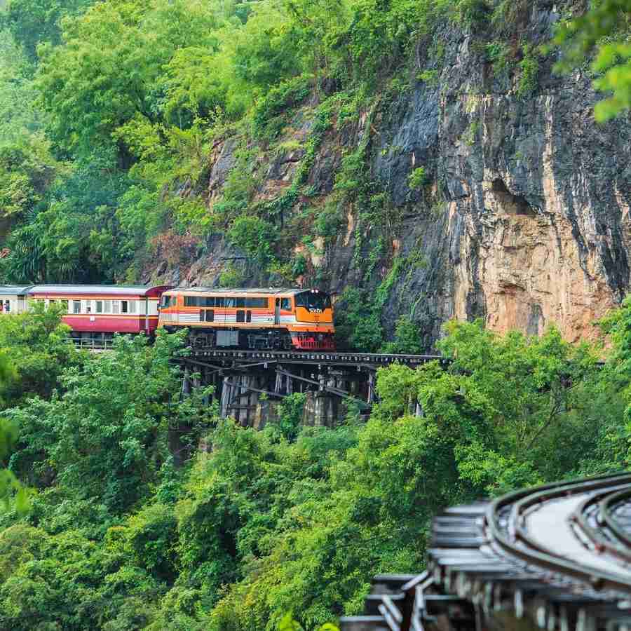 rail track between Thailand and Burma