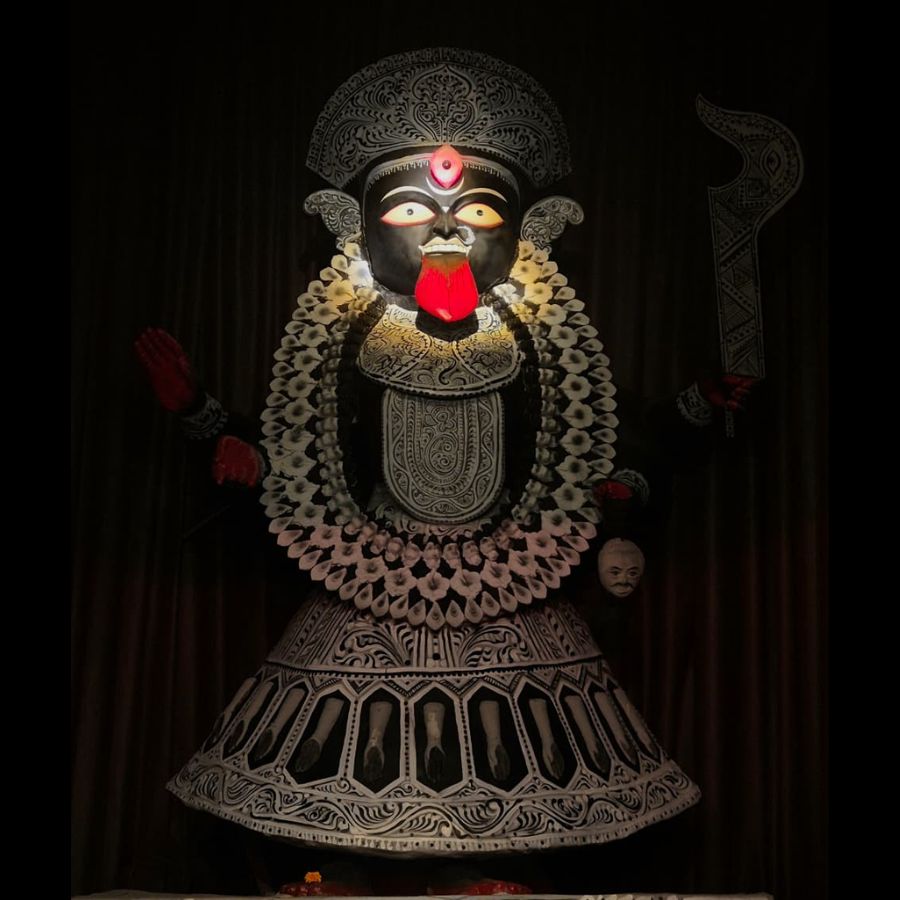 Pratibeshi club kolkata kali puja 2025 jai kali kolkata wali theme with live kali shiva dgtl