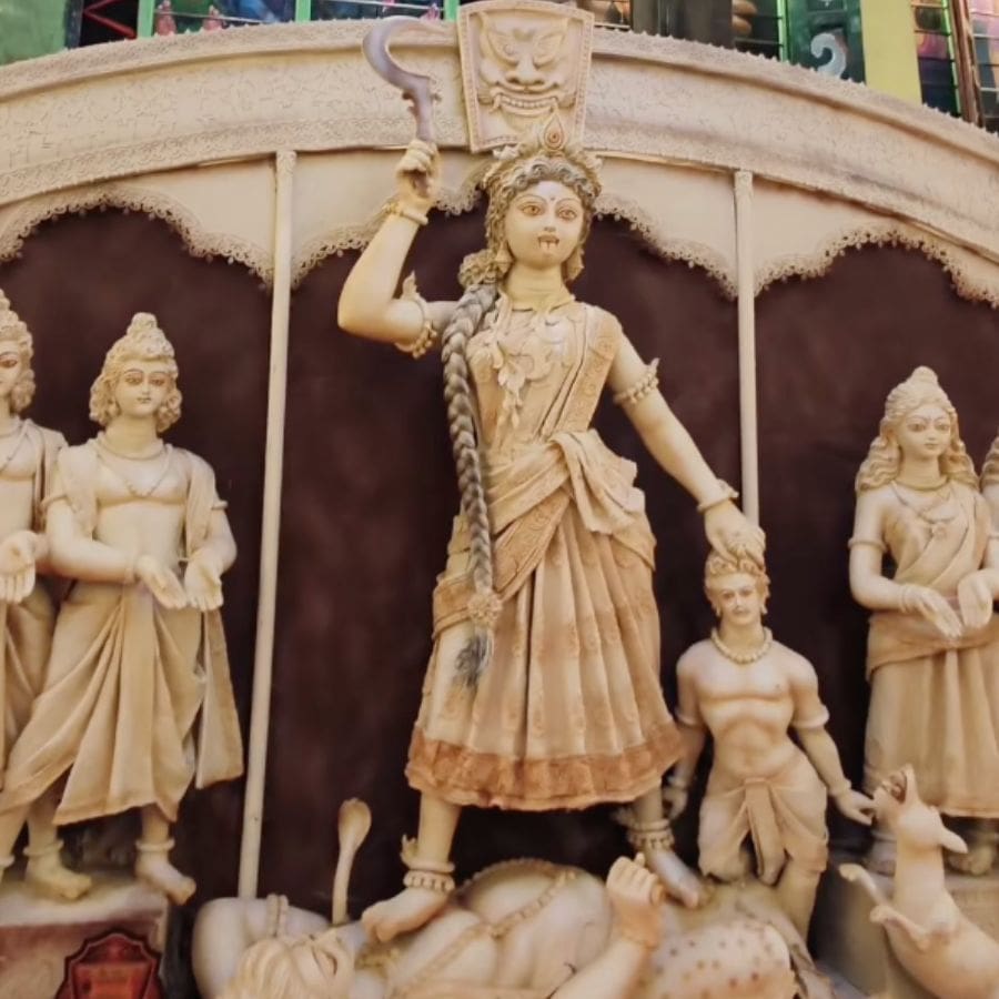 Barasat kali puja satadal sangha 57 years ardho akasher artonaad theme dgtl