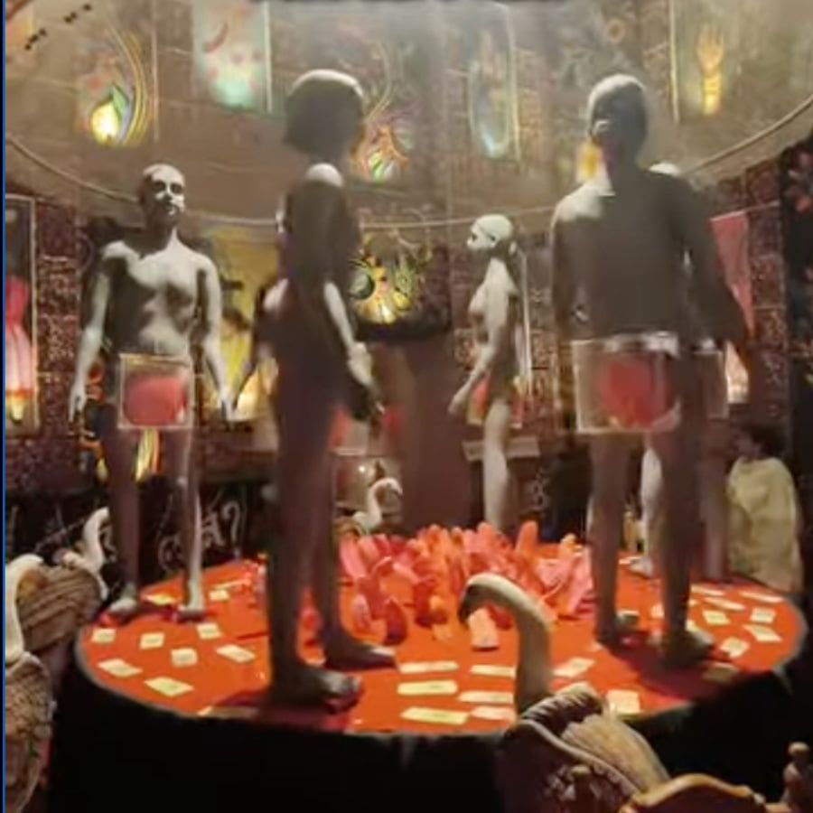 ২০২৫ সালের কালীপুজোয় তাদের নিবেদন ছিল এক গভীর ভাবনা। থিম ছিল 'অর্ধ আকাশের আর্তনাদ'— নারীর না বলা কথা, জীবনের যন্ত্রণা আর শক্তির জয়কে ফুটিয়ে তোলা হয়েছিল সেখানে।