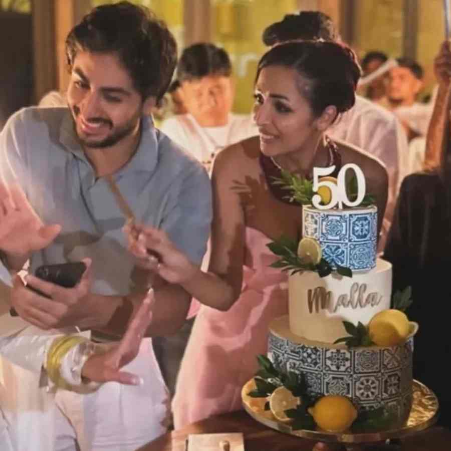 Malaika Arora who prefers portion control, says her son Arhaan Khan weighs his food