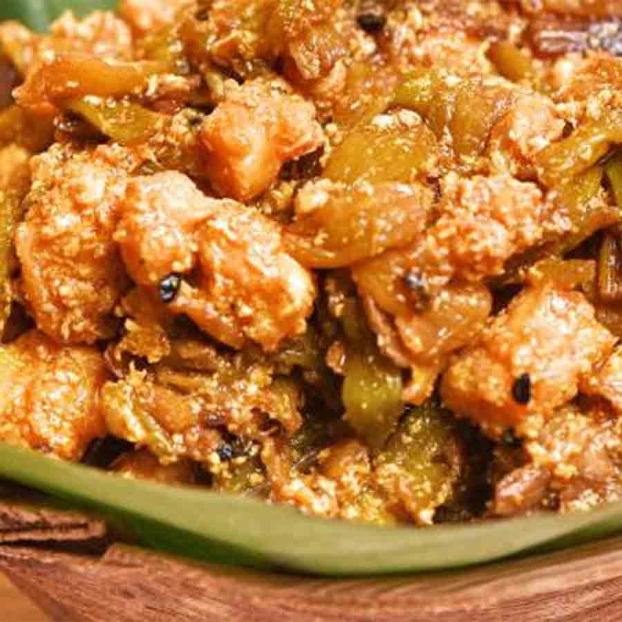 Water Lilies and Prawn dish