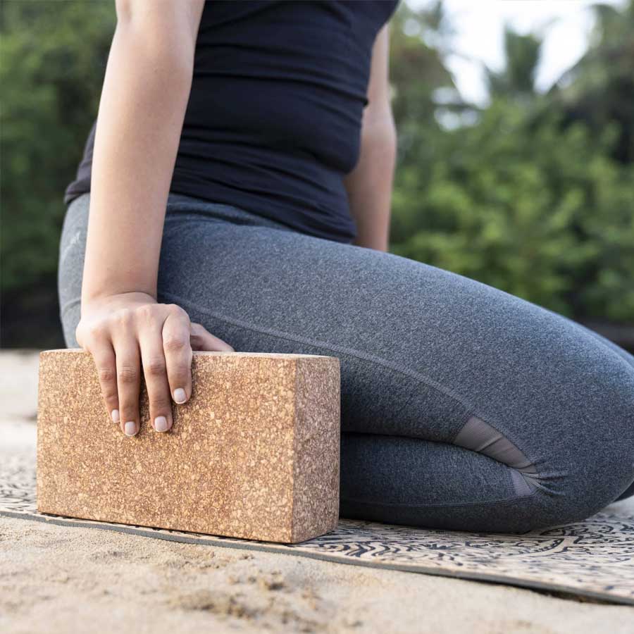 যোগাসনের ব্লক।