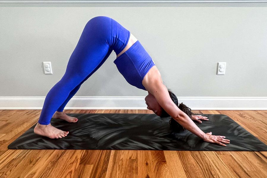 যোগাসনের ম্যাট।