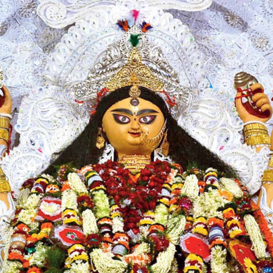 What did Jagadhatri do to break the pride of the gods dgtl