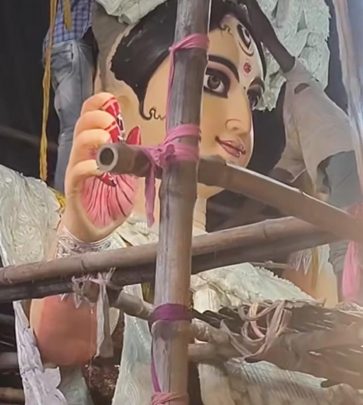 তবে এই বৈচিত্রকে অব্যাহত রেখেই বিগত কয়েক বছরে জগদ্ধাত্রীর শোলার সাজসজ্জাতেও এসেছে নানা চমক এবং একই সঙ্গে থিমের ছোঁয়া। 