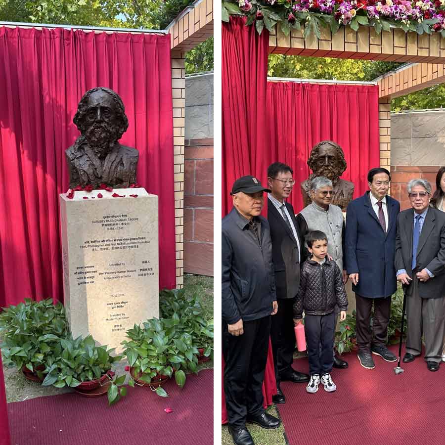 Bust of Rabindranath Tagore unveiled at Indian Embassy in China’s capital Beijing dgtl