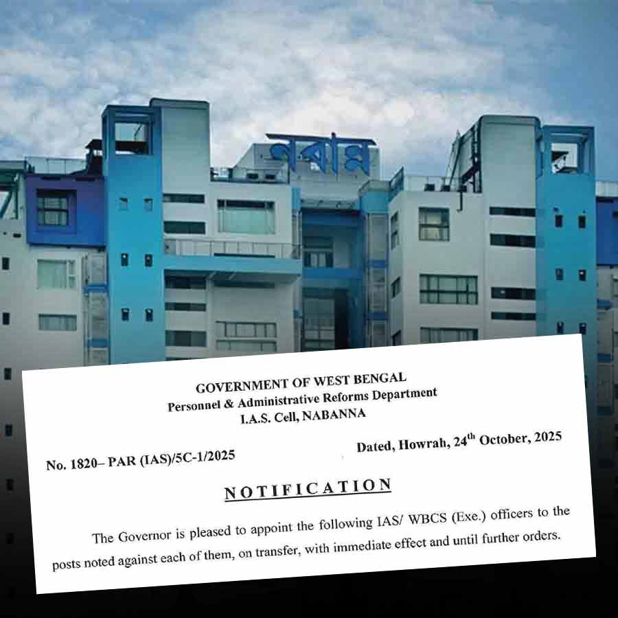 The KMC Commissioner, along with several District Magistrates, has been transferred by an order from Nabanna