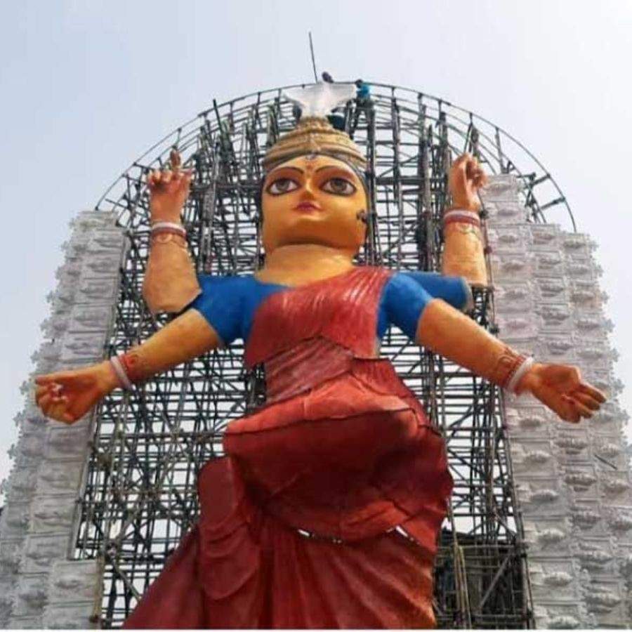 Biggest Jagadhatri idol of the world at Chandannagar dgtl