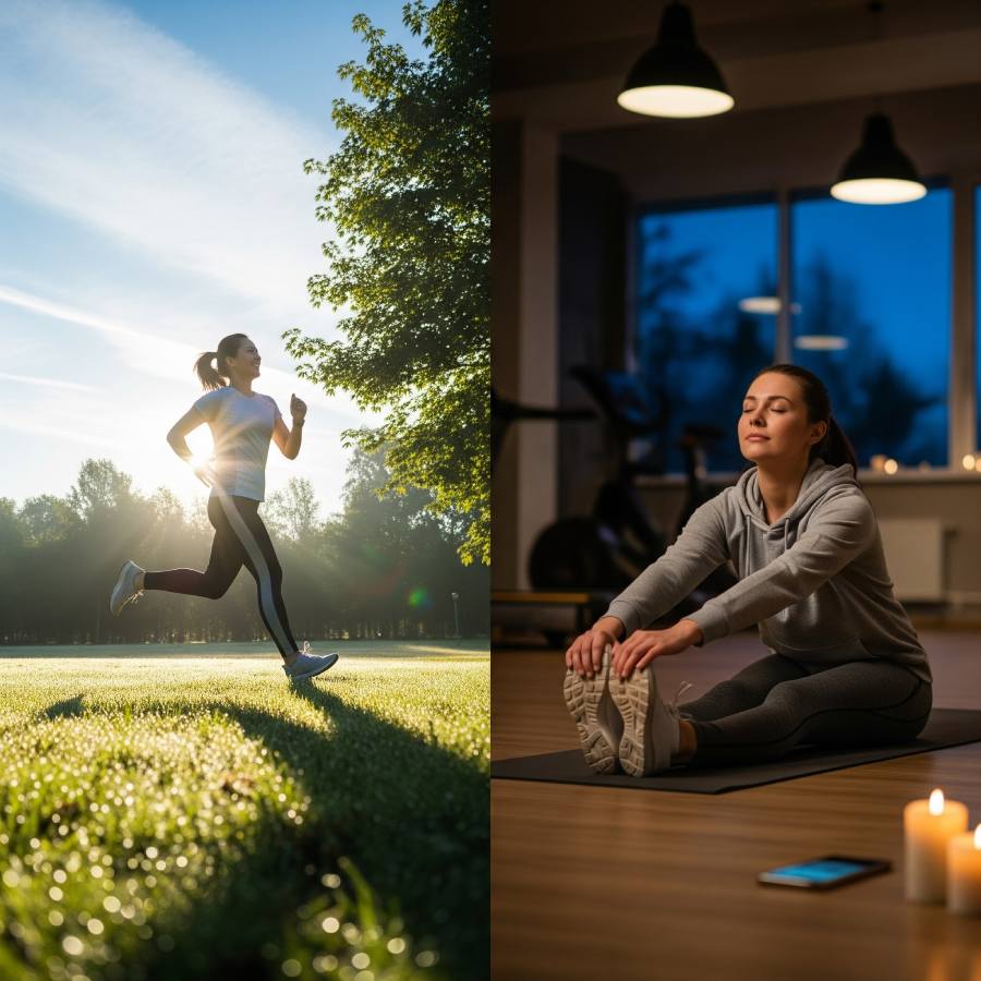 শরীরচর্চা করার আদর্শ সময়।