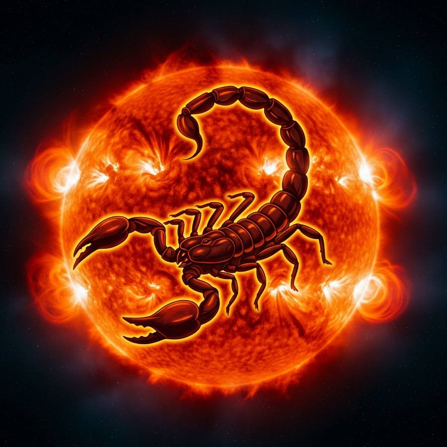 scorpio in sun