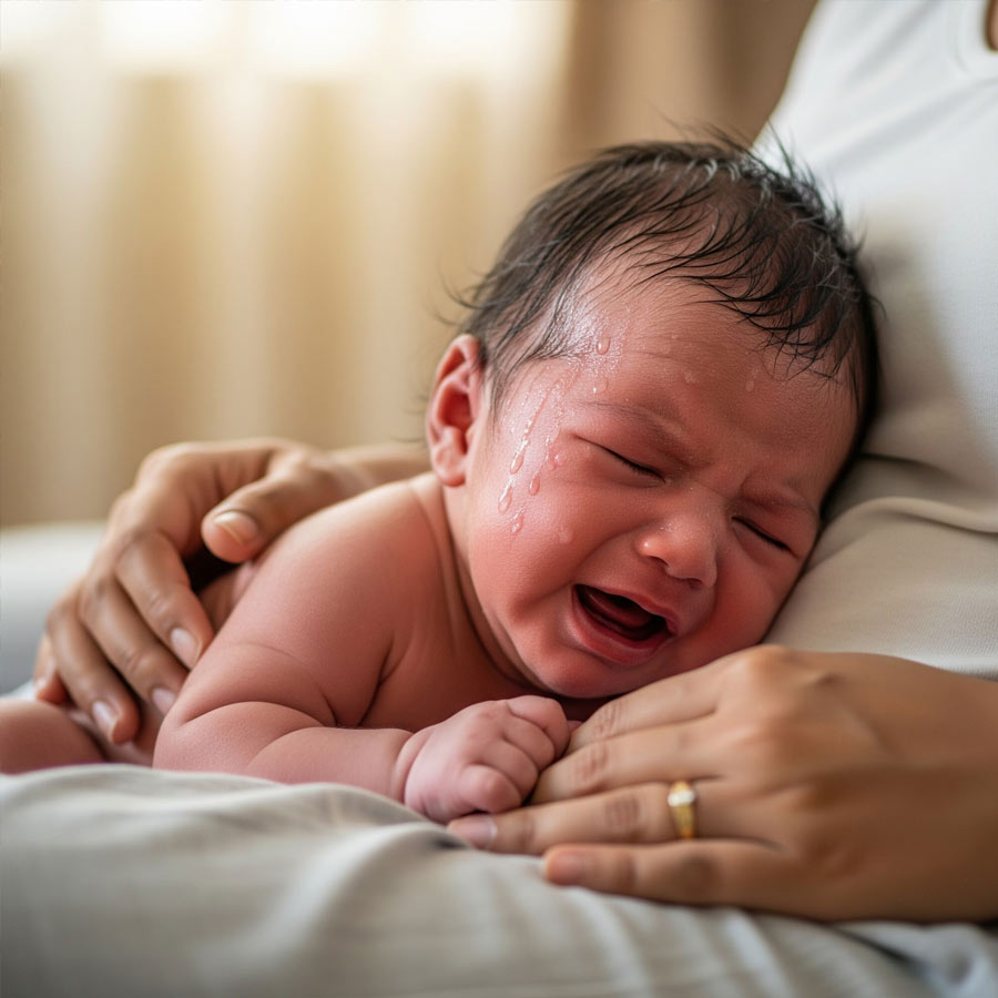 Does your baby sweat a lot, it might signal something more than just warmth or activity