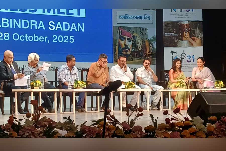৩১তম আন্তর্জাতিক কলকাতা চলচ্চিত্র উৎসবের সাংবাদিক সম্মেলন। 