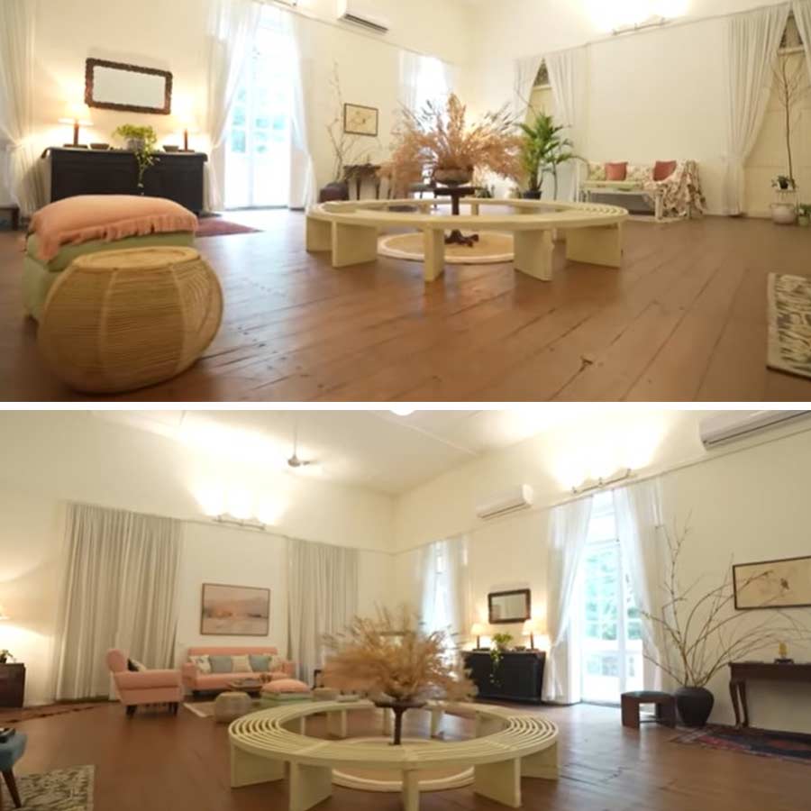 ডায়নার বসার ঘর।