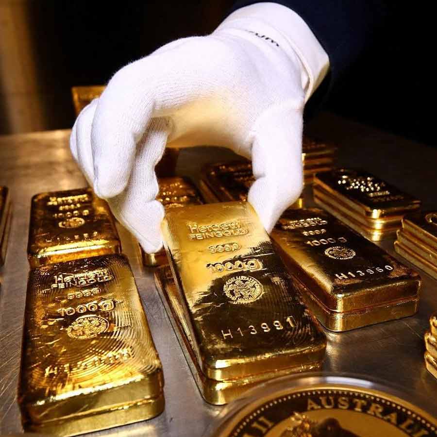Most gold reserves in the ground