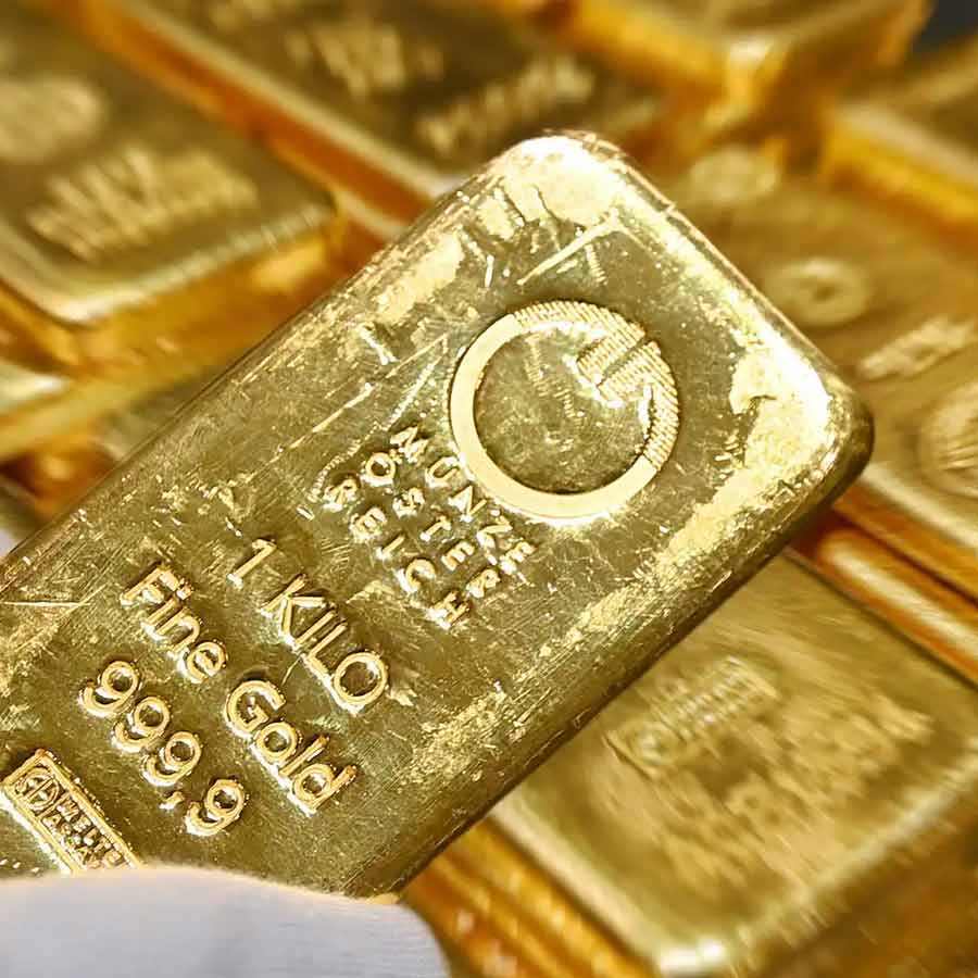 Most gold reserves in the ground