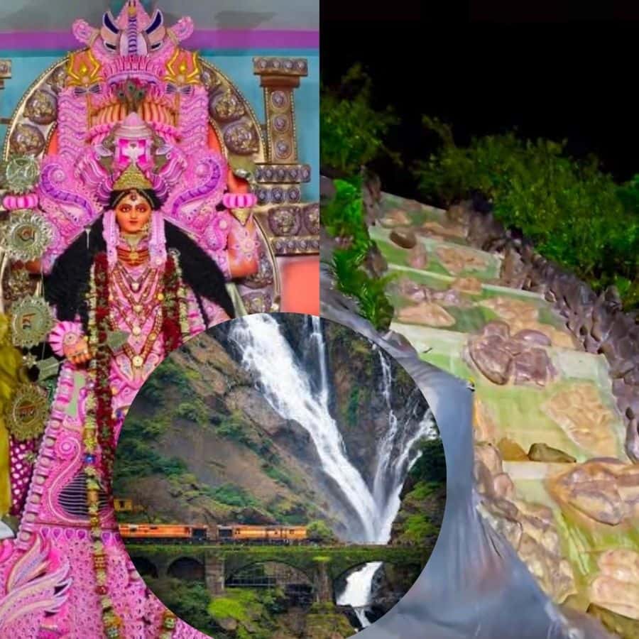 Jagadhatri Puja 2025 pandal theme of krishnanagars radhanagar annapurna barowari dgtl