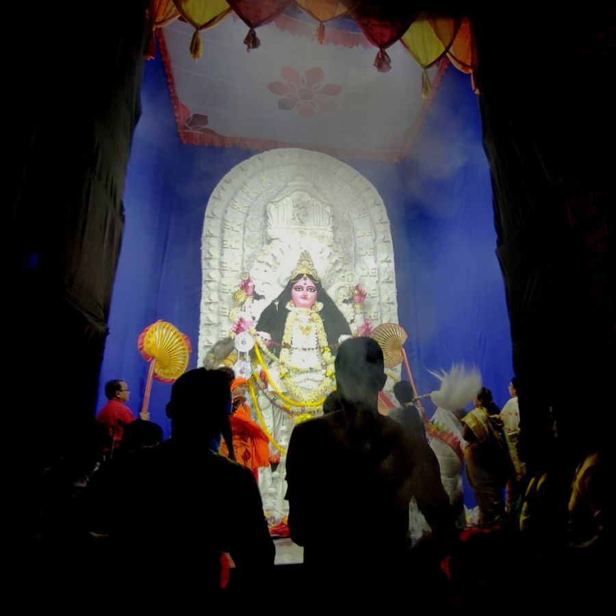 Theme of Gondalpara Satghat Jagadhatri Puja Committee in Chandannagar dgtl