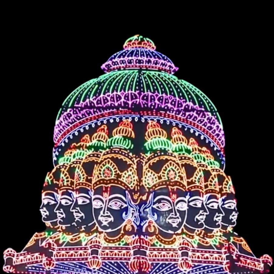 Jagadhatri Puja 2025 Liluah Friends Club Hsinbyume Pagoda Theme Myanmar Inspired Pandal Celebration dgtl